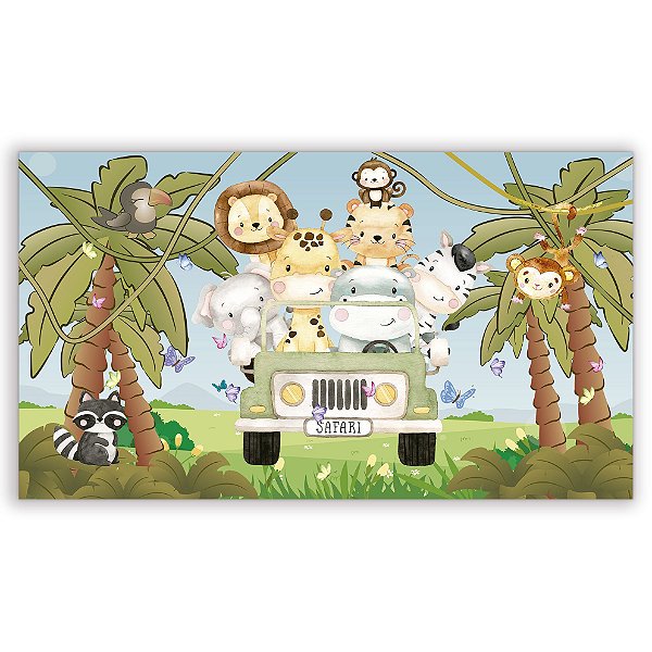 Capa Painel Retangular Sublimado - Safari