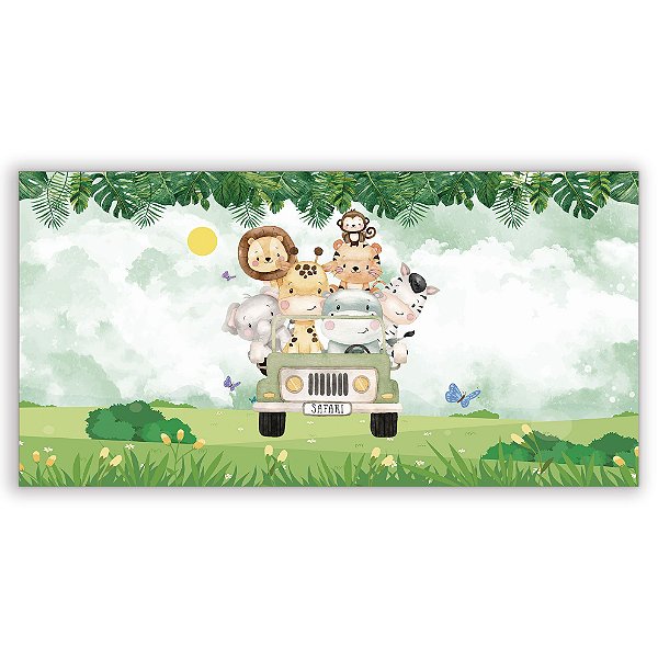 Capa Painel Retangular Sublimado - Safari