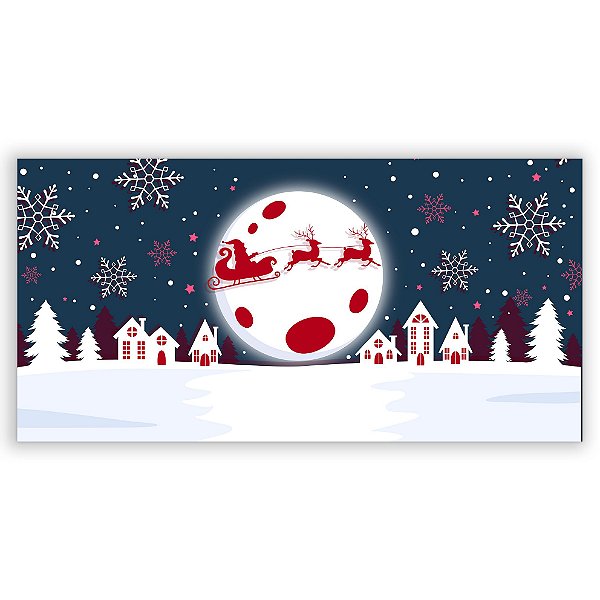 Capa Painel Retangular Sublimado - Natal