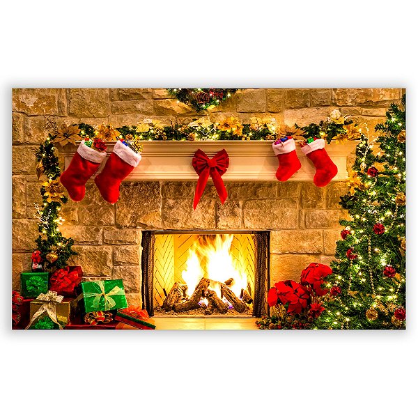 Capa Painel Retangular Sublimado - Natal