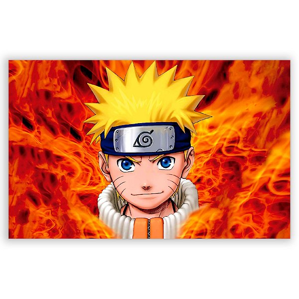 Capa Painel Retangular Sublimado - Naruto