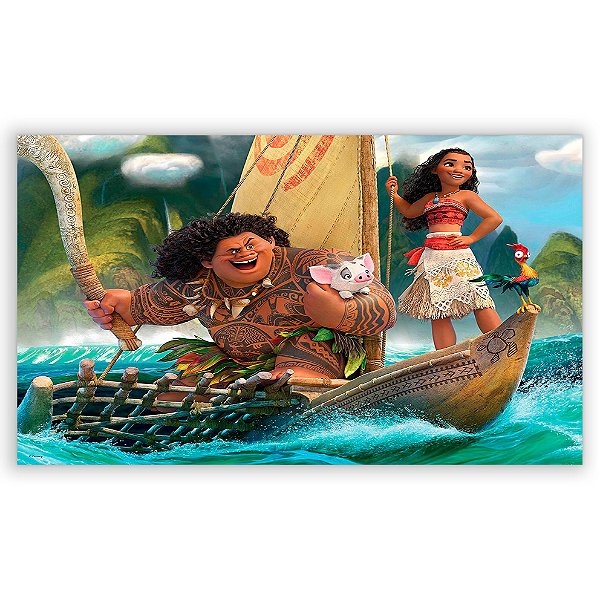 Painel Retangular - Moana - Sublimado 3D