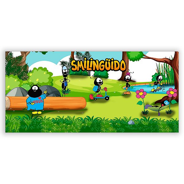 Painel Retangular - Smilingüido - Sublimado 3D