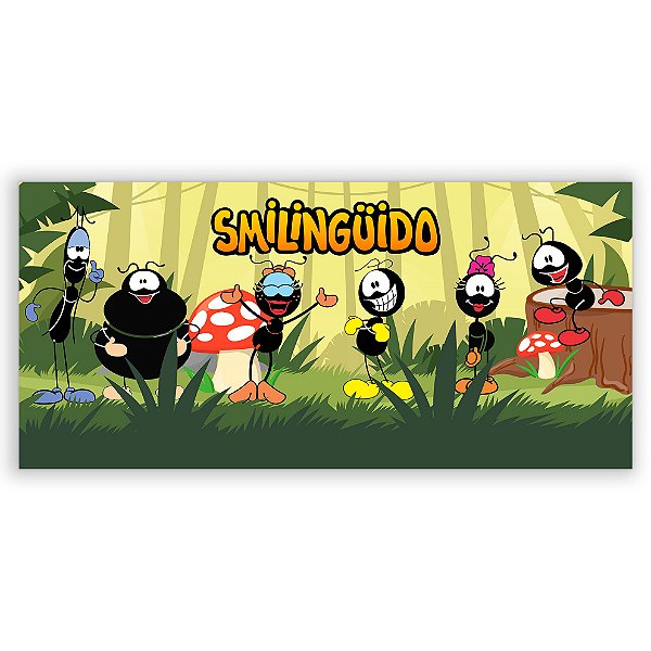 Painel Retangular - Smilingüido - Sublimado 3D