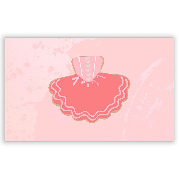 Capa Painel Retangular Sublimado - Bailarina
