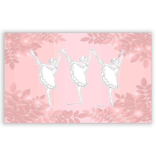 Capa Painel Retangular Sublimado - Bailarina