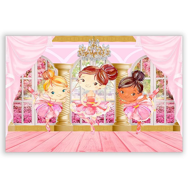 Capa Painel Retangular Sublimado - Bailarina