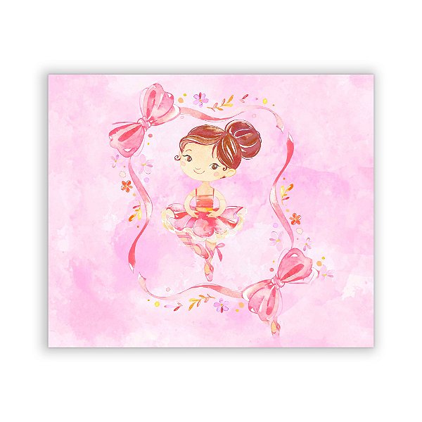 Capa Painel Retangular Sublimado - Bailarina