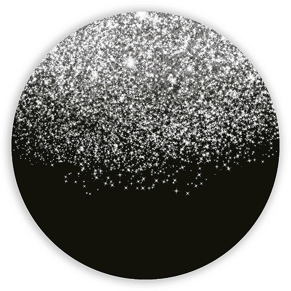 Painel Redondo - Glitter - Sublimado 3D