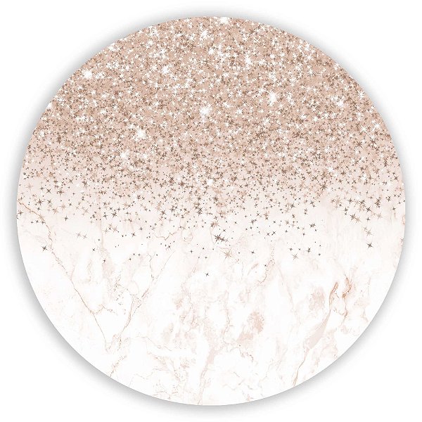 Painel Redondo - Glitter - Sublimado 3D