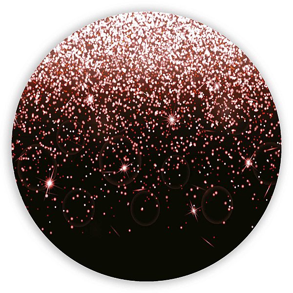 Painel Redondo - Glitter - Sublimado 3D