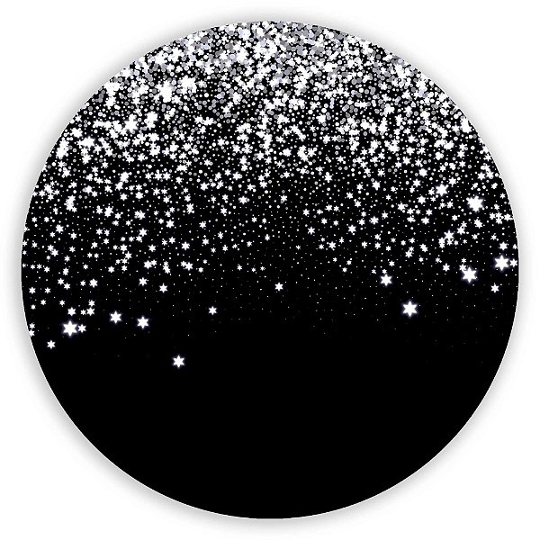 Painel Redondo - Glitter - Sublimado 3D