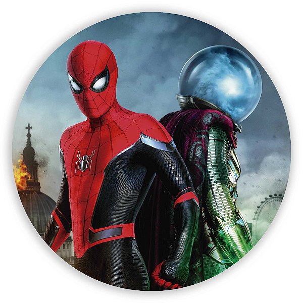 Painel Redondo - Homem Aranha - Sublimado 3D