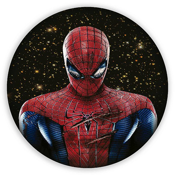 Painel Redondo - Homem Aranha - Sublimado 3D