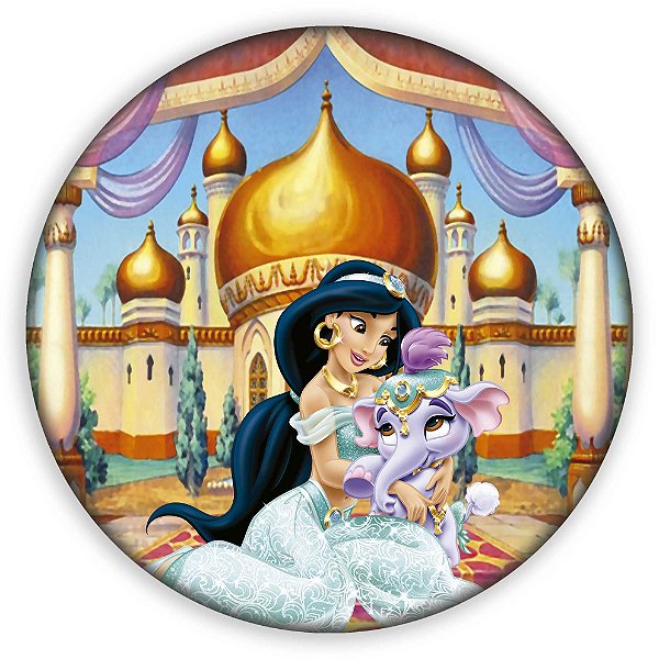 Painel Redondo - Jasmine - Sublimado 3D