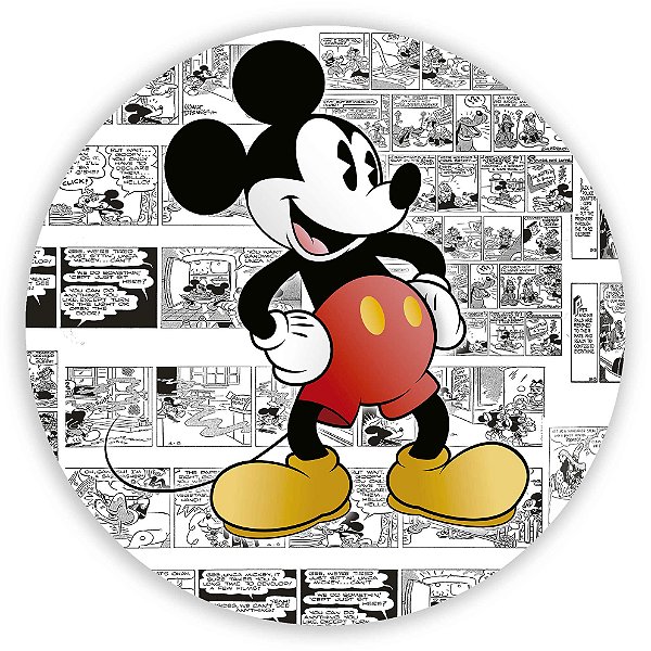 Painel Redondo - Mickey  - Sublimado 3D