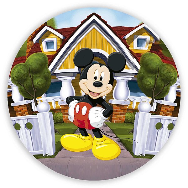 Painel Redondo - Mickey  - Sublimado 3D