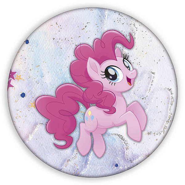 Painel Redondo - My Little Poney - Sublimado 3D