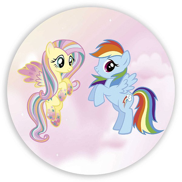 Painel Redondo - My Little Poney  - Sublimado 3D