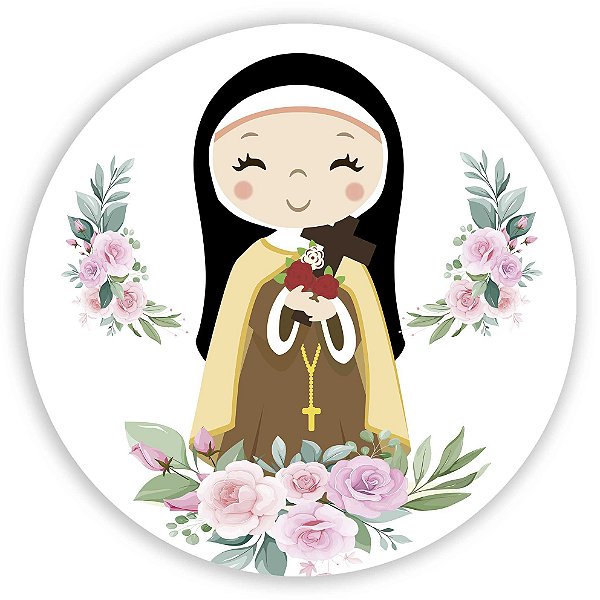 Painel Redondo - Nossa Senhora  - Sublimado 3D