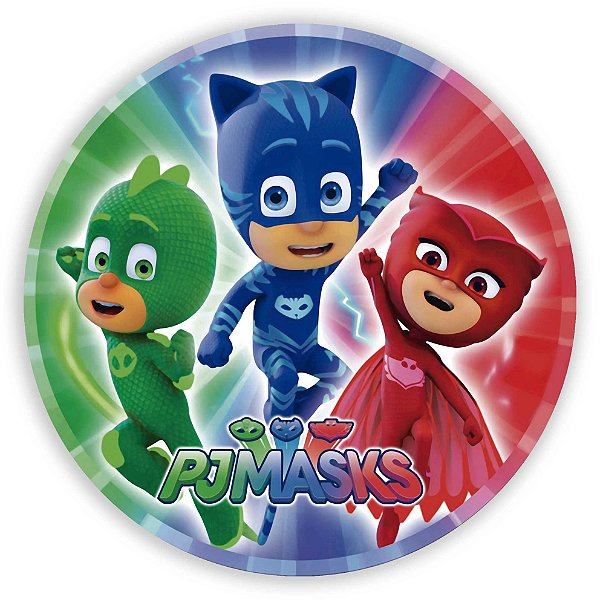Painel Redondo - PJ Mask  - Sublimado 3D