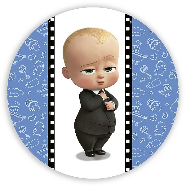 Painel Redondo - Poderoso Chefinho  - Sublimado 3D