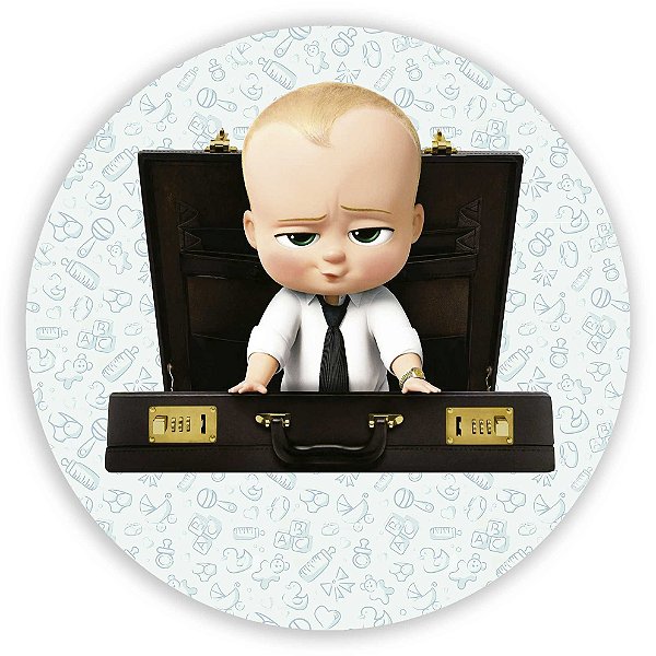 Painel Redondo - Poderoso Chefinho  - Sublimado 3D