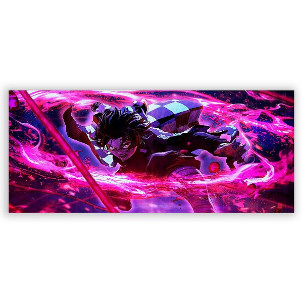 Painel Retangular - Demon Slayer - Sublimado 3D