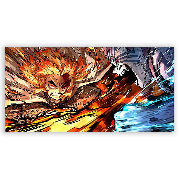 Painel Retangular - Demon Slayer - Sublimado 3D