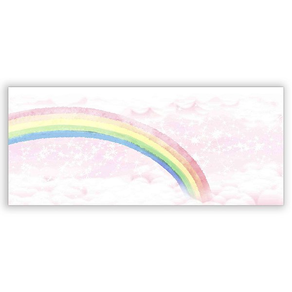 Capa Painel Retangular Sublimado - Arco Iris