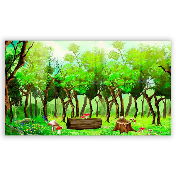 Capa Painel Retangular Sublimado - Floresta
