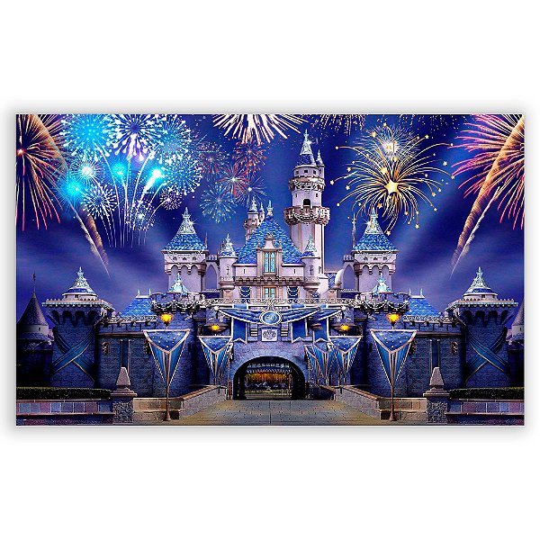 Capa Painel Retangular Sublimado - Castelo