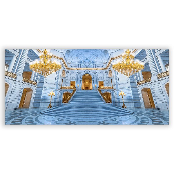 Capa Painel Retangular Sublimado - Escadaria Castelo