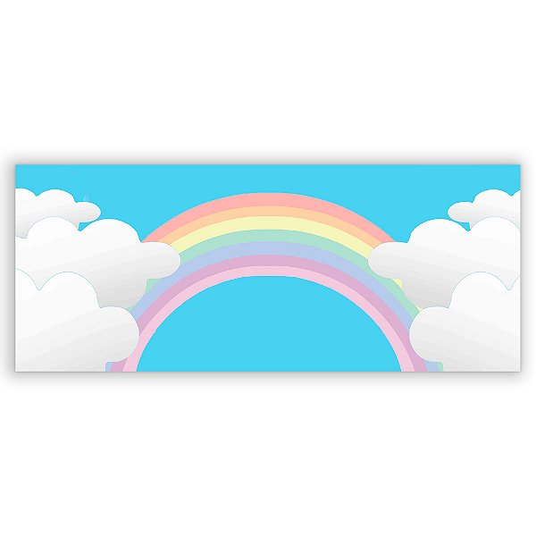 Capa Painel Retangular Sublimado - Arco Iris