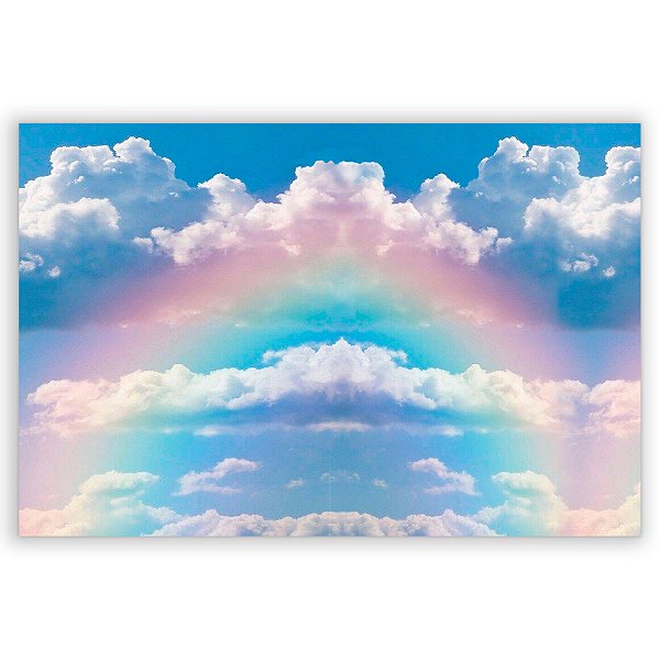 Capa Painel Retangular Sublimado - Arco Iris