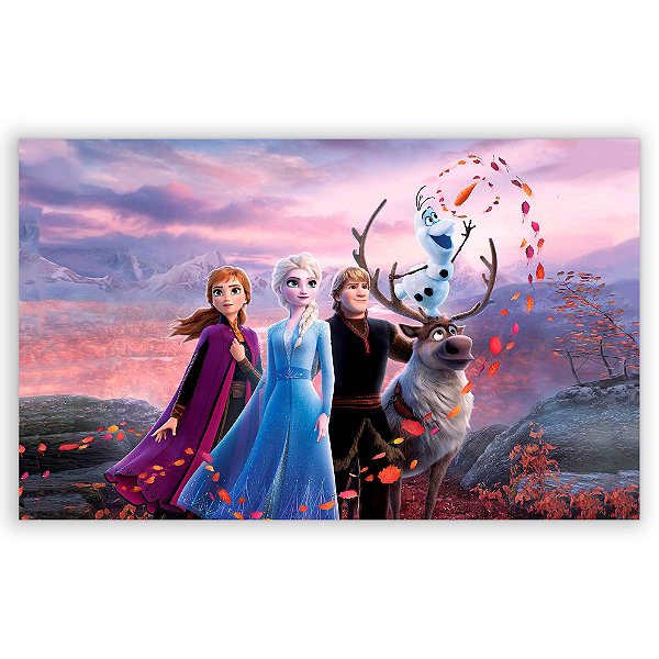 Capa Painel Retangular Sublimado - Frozen