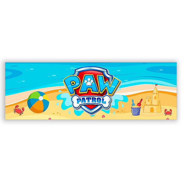 Capa Painel Retangular Sublimado - Patrulha Canina