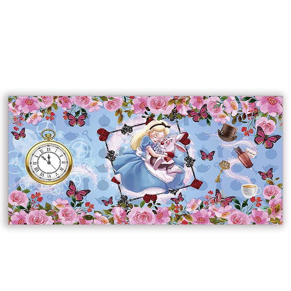 Capa Painel Retangular Sublimado - Alice