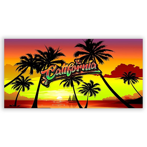 Painel Retangular - Califórnia - Sublimado 3D