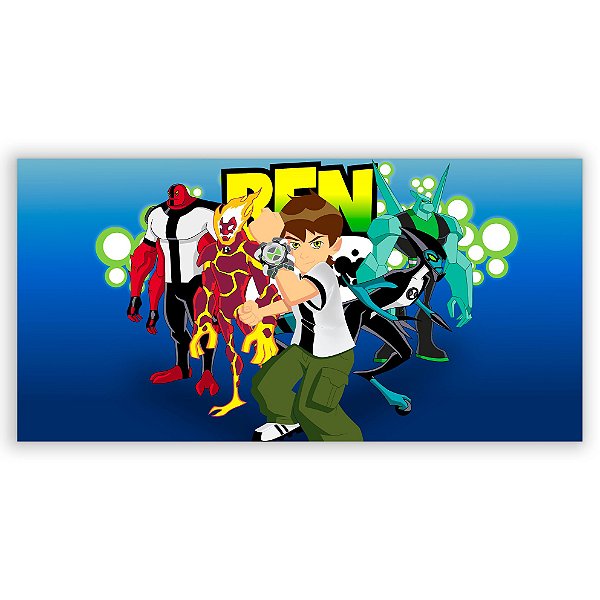 Painel Retangular - Ben 10 - Sublimado 3D