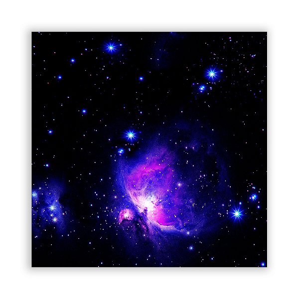Painel Quadrado - Galaxia Espaco - Sublimado 3D