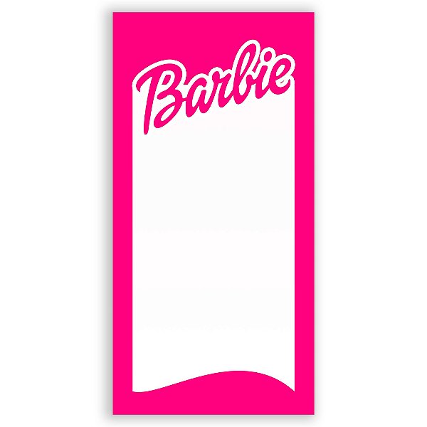 Faixa Lateral - Barbie Faixa - Sublimado 3D
