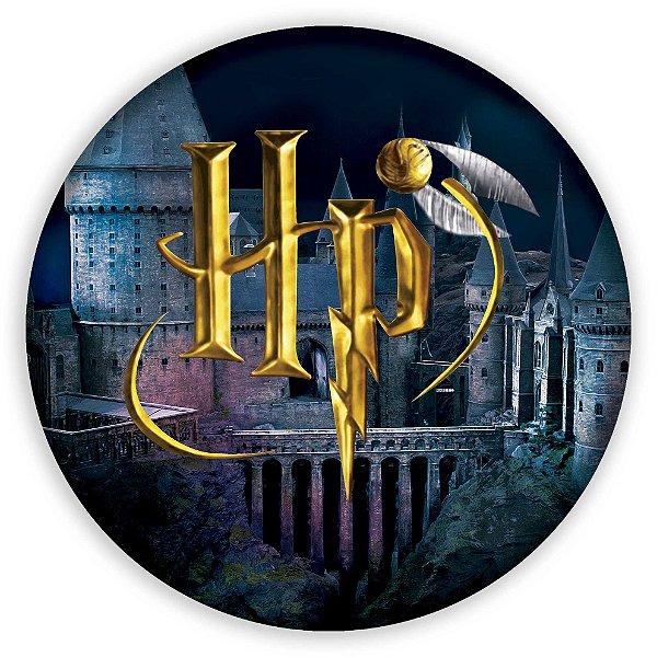 Painel Redondo - Harry Potter - Sublimado 3D