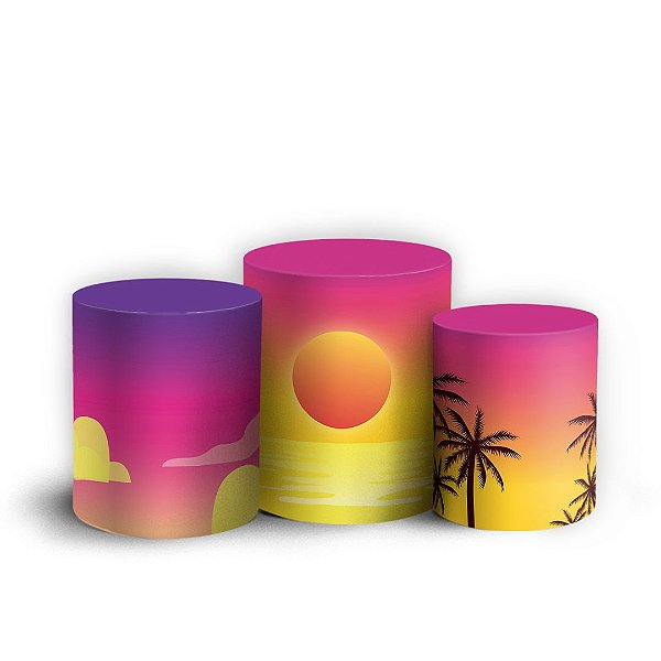 Capas Trio Cilindro Sublimado Vest Facil - Tardezinha