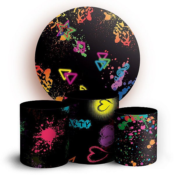 KIT Redondo e Trio - Neon - Sublimado 3D