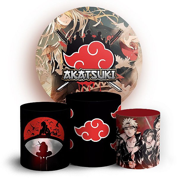 KIT Redondo e Trio - Akatsuki - Sublimado 3D