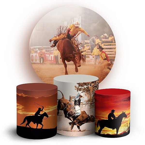 KIT Redondo e Trio - Boiadeiros - Sublimado 3D