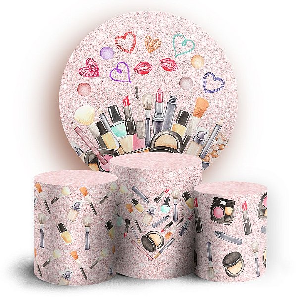 KIT Redondo e Trio - Maquiagem - Sublimado 3D