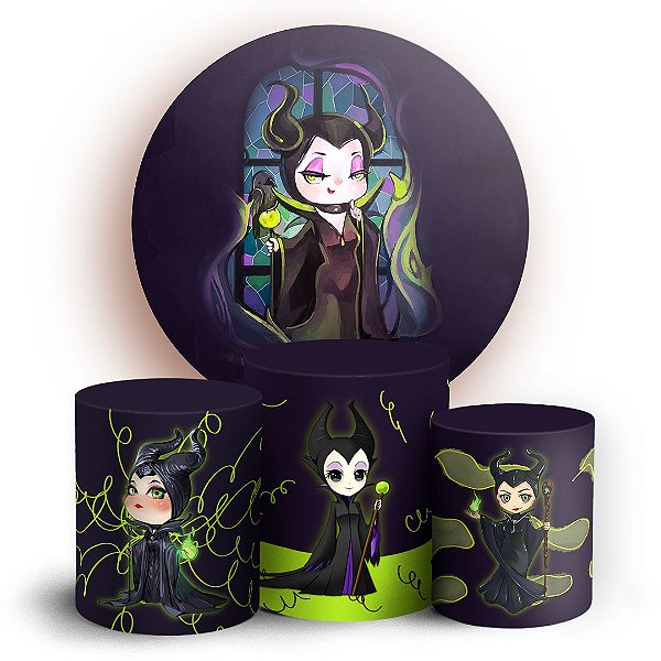 KIT Redondo e Trio - Malevola - Sublimado 3D