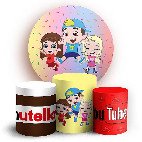 KIT Redondo e Trio - Luccas Neto - Sublimado 3D